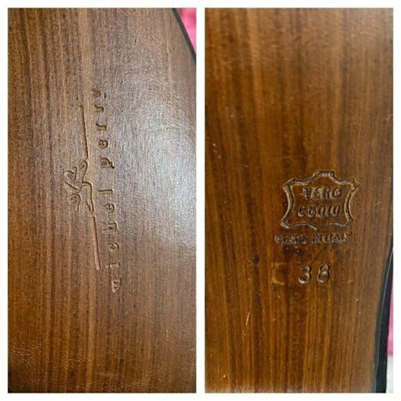 Vintage Michel Perry Black Suede Ankle booties size 38 EU - Picture 7 of 12